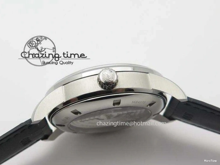 MIROTIME 0507 Ingeniuer St.Laurens SS Black Dial MKF 1:1 V2 Best Edition On Black Leather Strap A Functional 7351